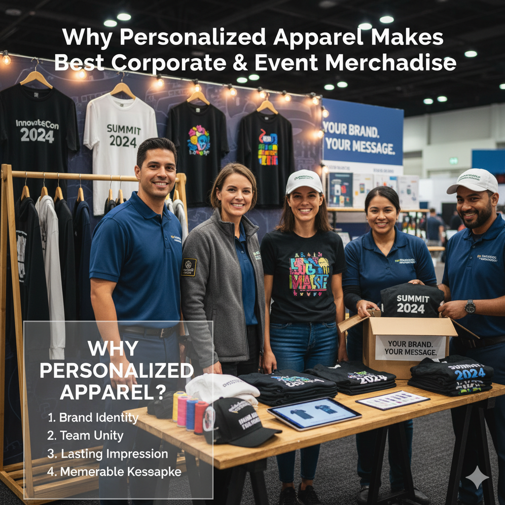Why Personalized Apparel Makes the Best Corporate & Event Merchandise