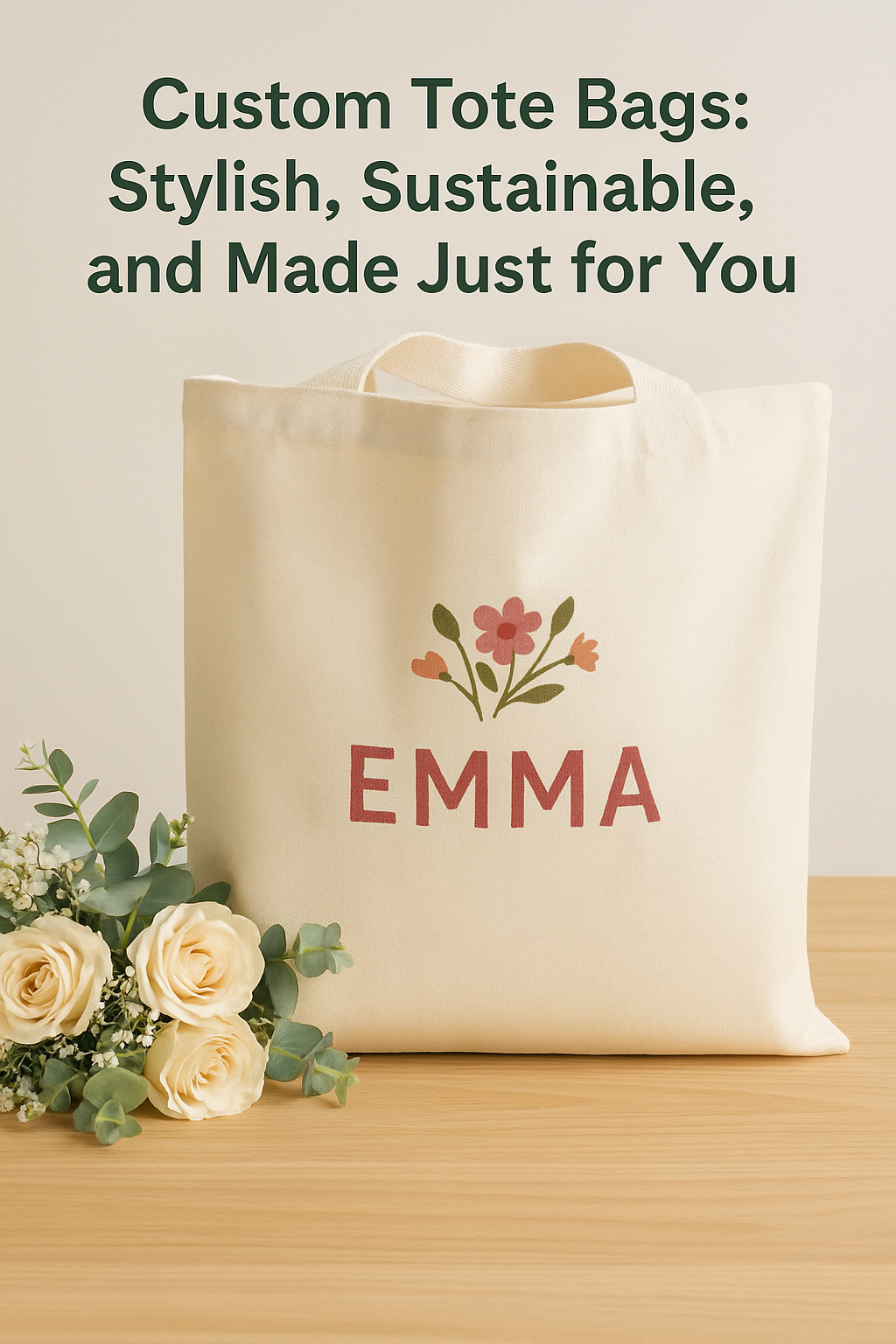 Custom Tote Bags – Personalized, Eco-Friendly Fashion by Trendora88