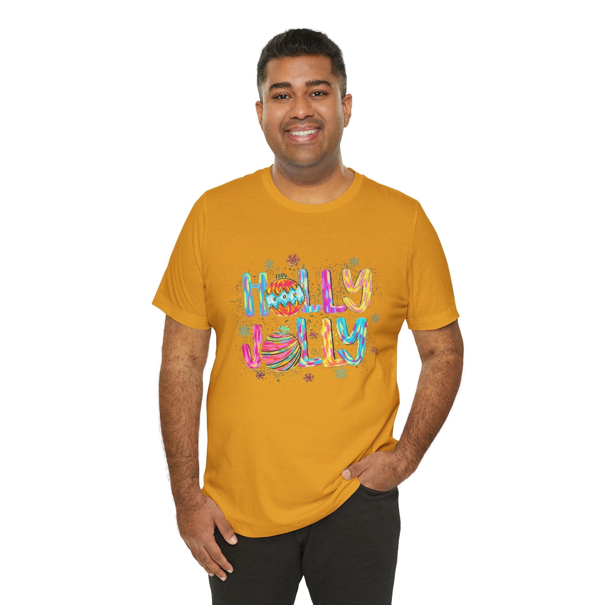 Joyful Holiday Unisex Tee | Perfect Christmas Gift, Festive Shirt, Holly Jolly Tee, Holiday Party Apparel, Cozy Winter Wear