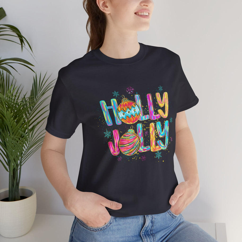 Joyful Holiday Unisex Tee | Perfect Christmas Gift, Festive Shirt, Holly Jolly Tee, Holiday Party Apparel, Cozy Winter Wear