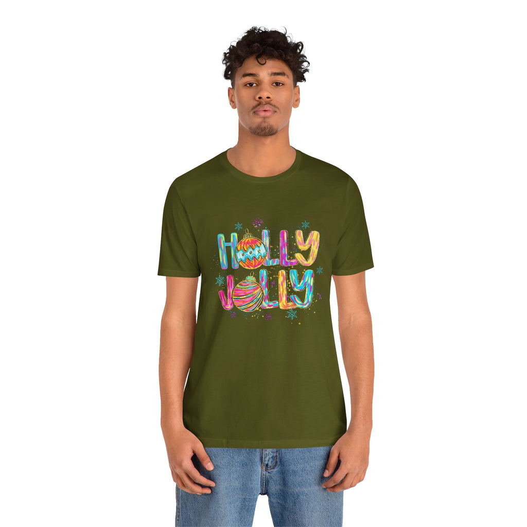Joyful Holiday Unisex Tee | Perfect Christmas Gift, Festive Shirt, Holly Jolly Tee, Holiday Party Apparel, Cozy Winter Wear