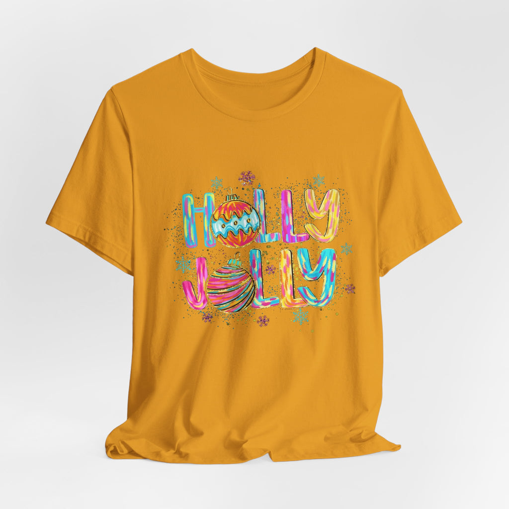 Joyful Holiday Unisex Tee | Perfect Christmas Gift, Festive Shirt, Holly Jolly Tee, Holiday Party Apparel, Cozy Winter Wear