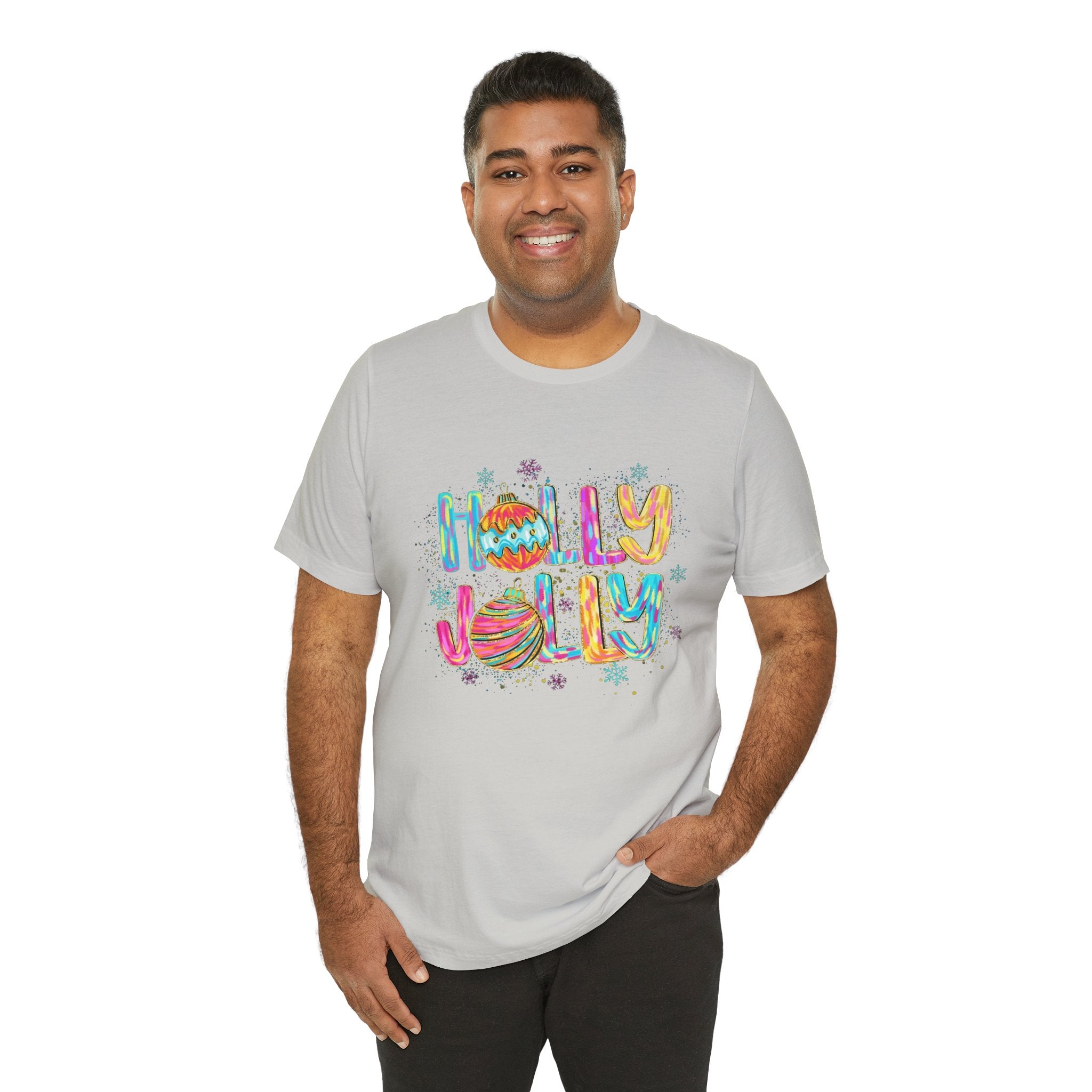 Joyful Holiday Unisex Tee | Perfect Christmas Gift, Festive Shirt, Holly Jolly Tee, Holiday Party Apparel, Cozy Winter Wear