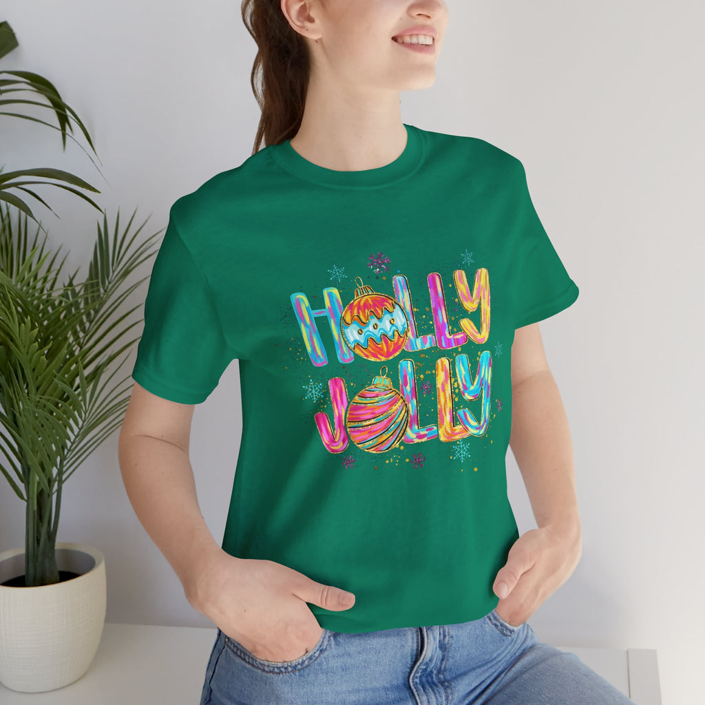 Joyful Holiday Unisex Tee | Perfect Christmas Gift, Festive Shirt, Holly Jolly Tee, Holiday Party Apparel, Cozy Winter Wear