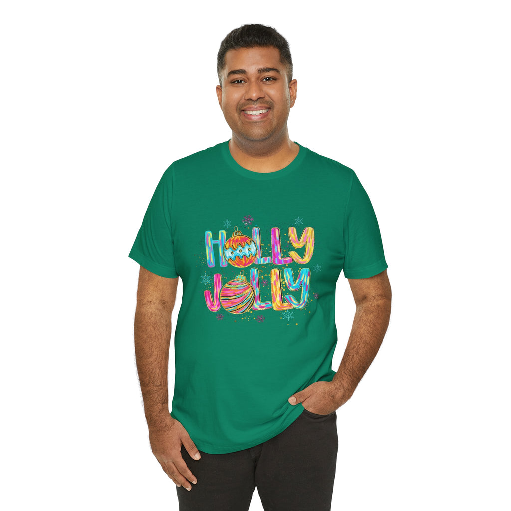 Joyful Holiday Unisex Tee | Perfect Christmas Gift, Festive Shirt, Holly Jolly Tee, Holiday Party Apparel, Cozy Winter Wear