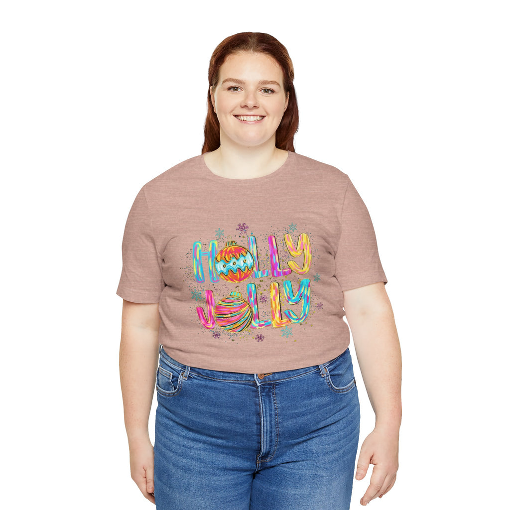 Joyful Holiday Unisex Tee | Perfect Christmas Gift, Festive Shirt, Holly Jolly Tee, Holiday Party Apparel, Cozy Winter Wear