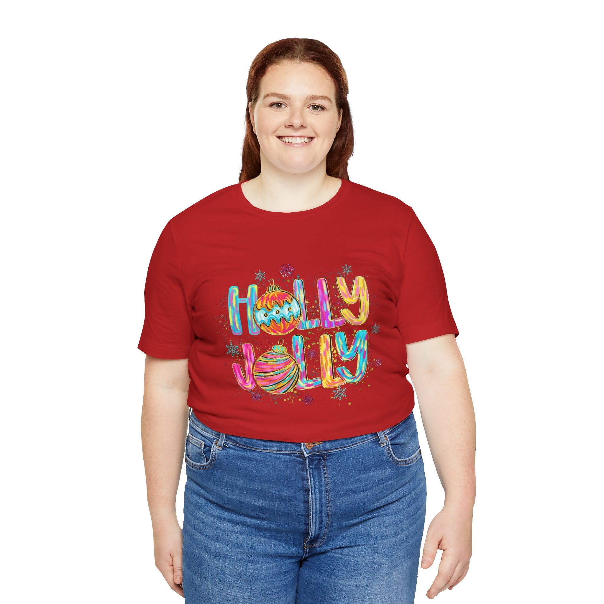 Joyful Holiday Unisex Tee | Perfect Christmas Gift, Festive Shirt, Holly Jolly Tee, Holiday Party Apparel, Cozy Winter Wear
