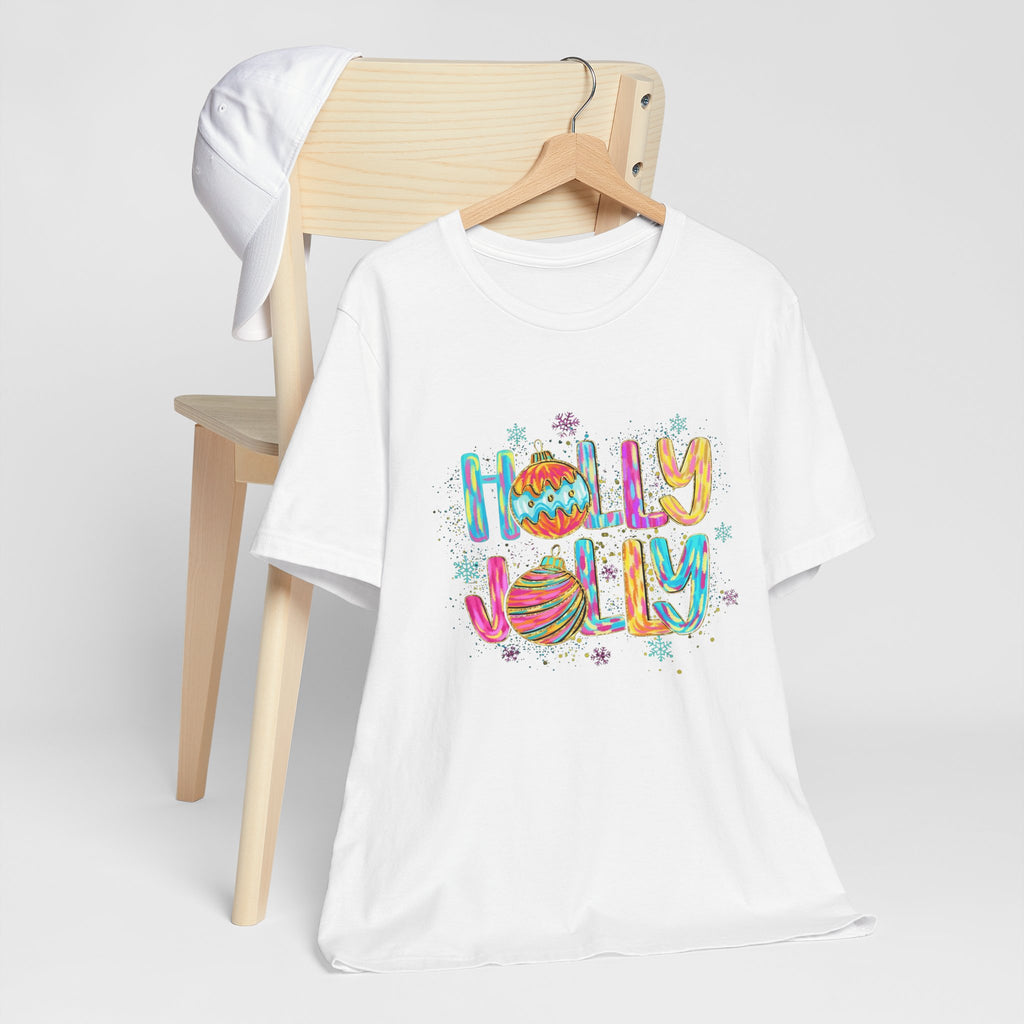 Joyful Holiday Unisex Tee | Perfect Christmas Gift, Festive Shirt, Holly Jolly Tee, Holiday Party Apparel, Cozy Winter Wear