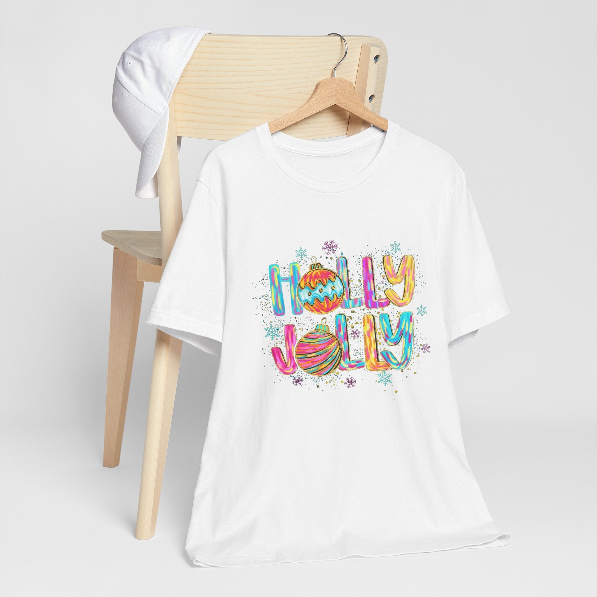 Joyful Holiday Unisex Tee | Perfect Christmas Gift, Festive Shirt, Holly Jolly Tee, Holiday Party Apparel, Cozy Winter Wear