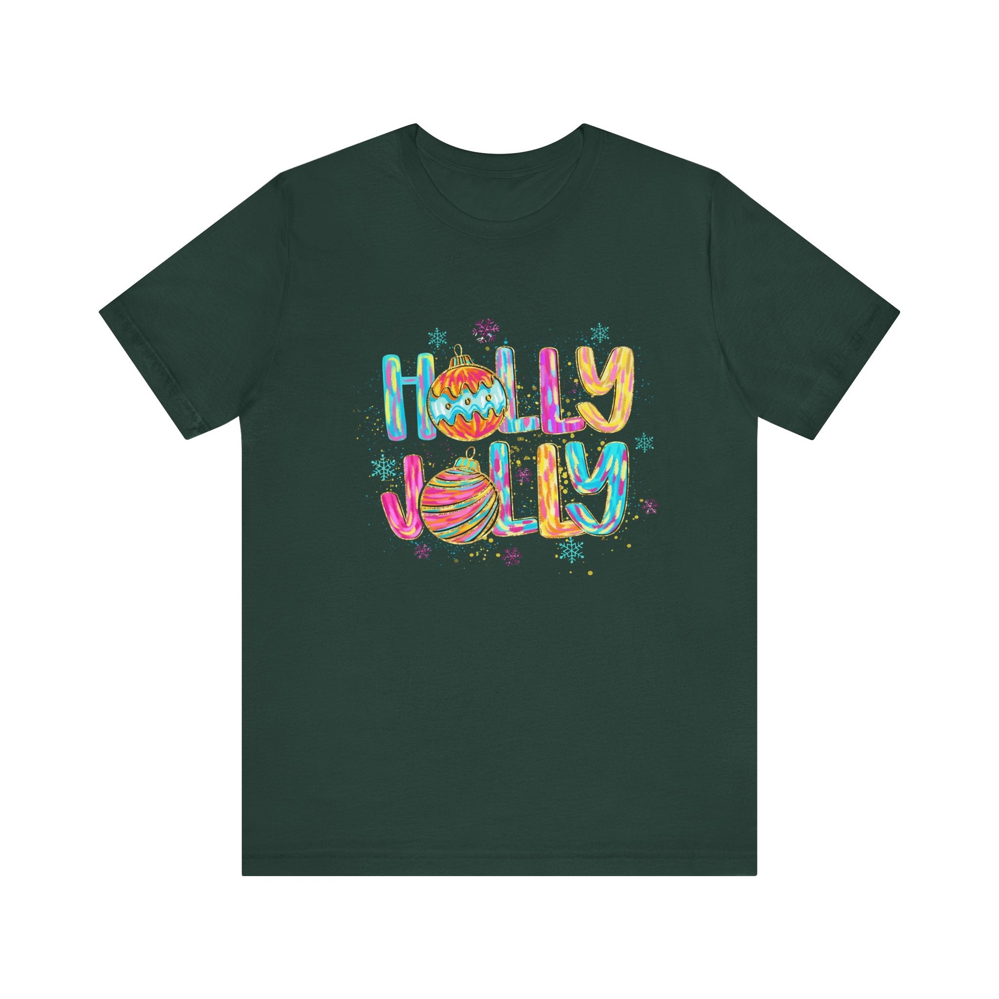 Joyful Holiday Unisex Tee | Perfect Christmas Gift, Festive Shirt, Holly Jolly Tee, Holiday Party Apparel, Cozy Winter Wear