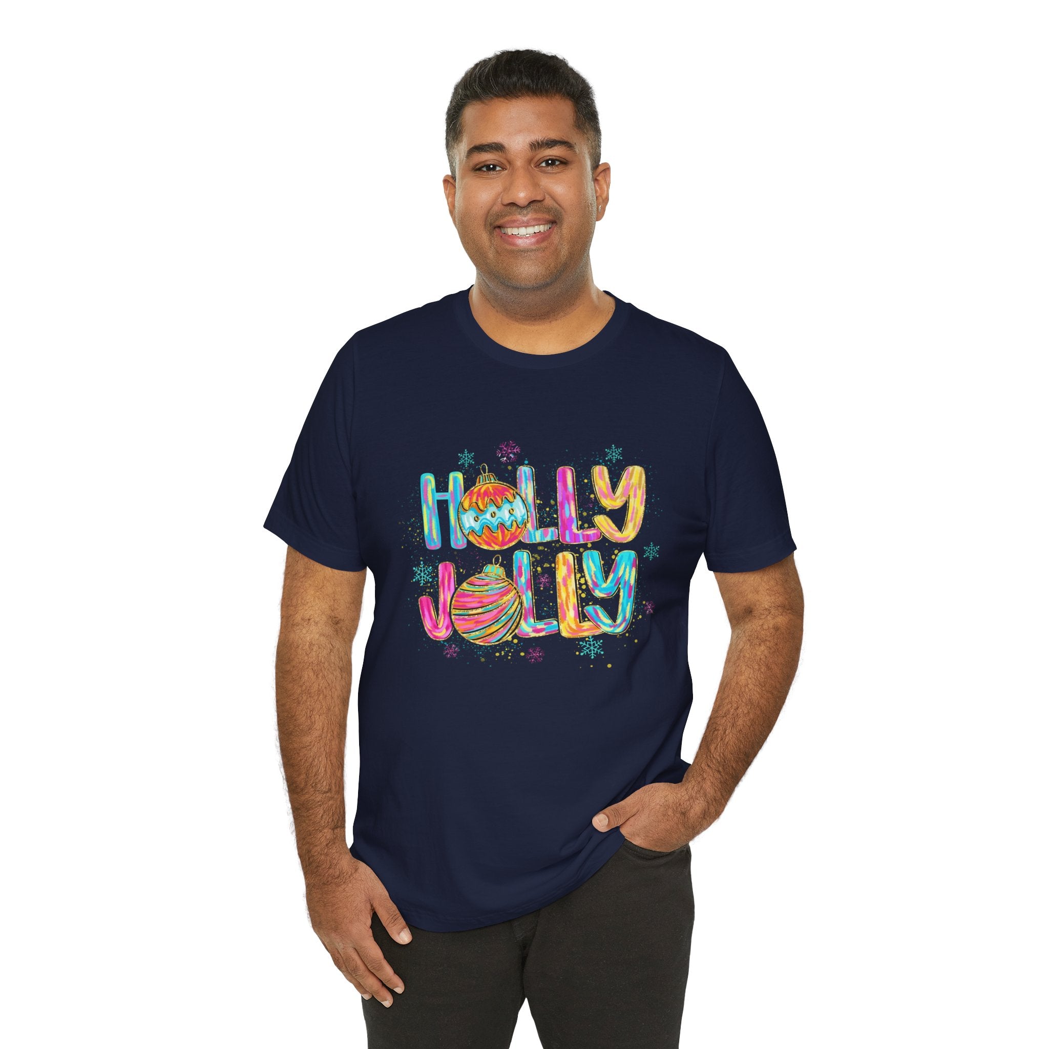 Joyful Holiday Unisex Tee | Perfect Christmas Gift, Festive Shirt, Holly Jolly Tee, Holiday Party Apparel, Cozy Winter Wear