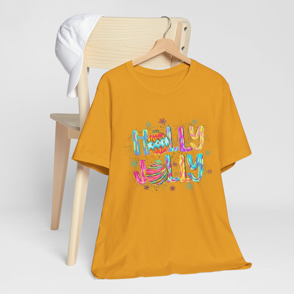 Joyful Holiday Unisex Tee | Perfect Christmas Gift, Festive Shirt, Holly Jolly Tee, Holiday Party Apparel, Cozy Winter Wear