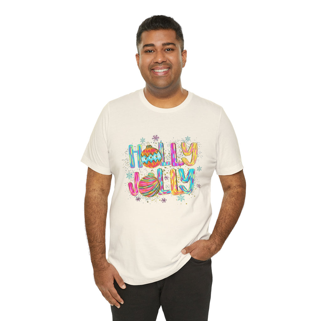 Joyful Holiday Unisex Tee | Perfect Christmas Gift, Festive Shirt, Holly Jolly Tee, Holiday Party Apparel, Cozy Winter Wear