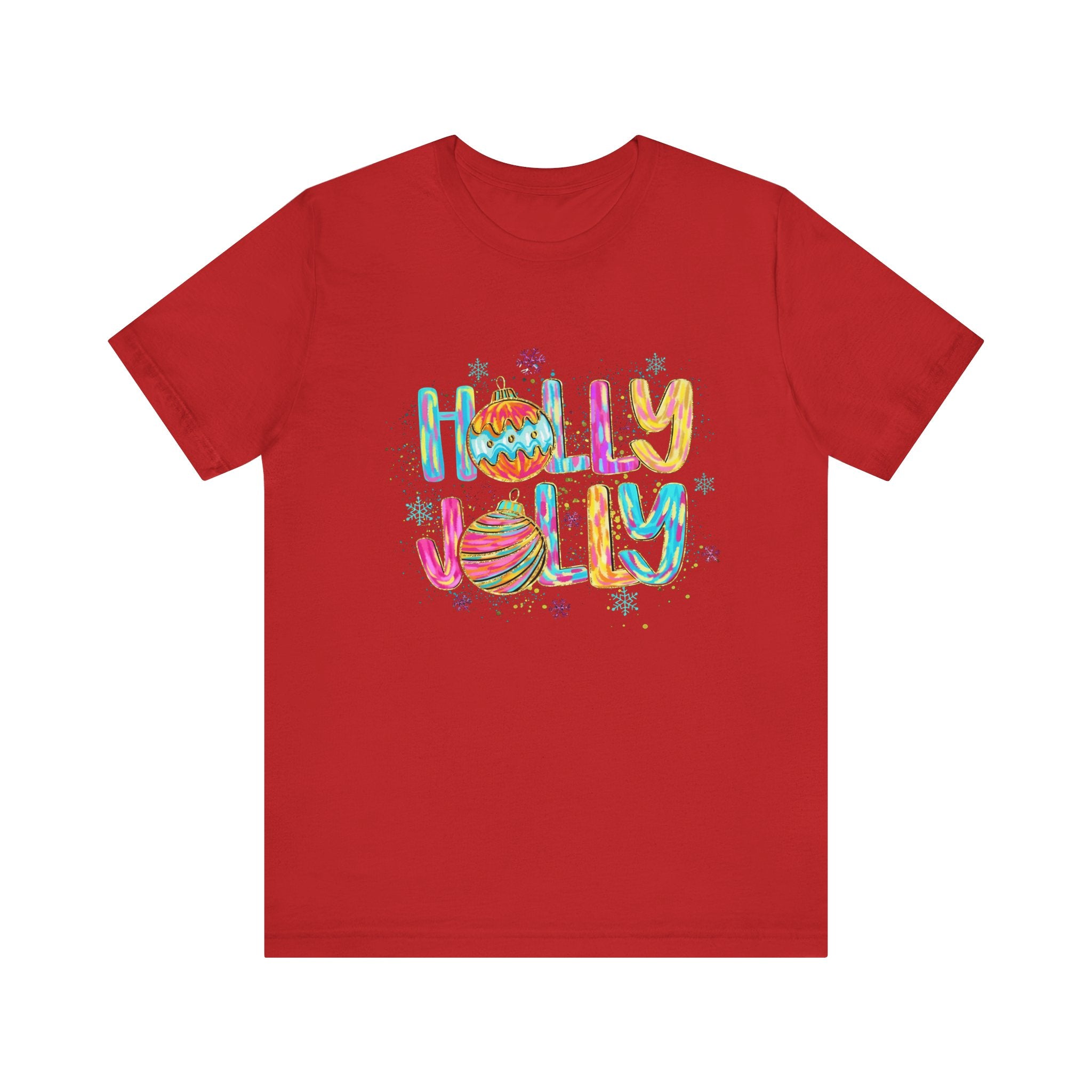 Joyful Holiday Unisex Tee | Perfect Christmas Gift, Festive Shirt, Holly Jolly Tee, Holiday Party Apparel, Cozy Winter Wear