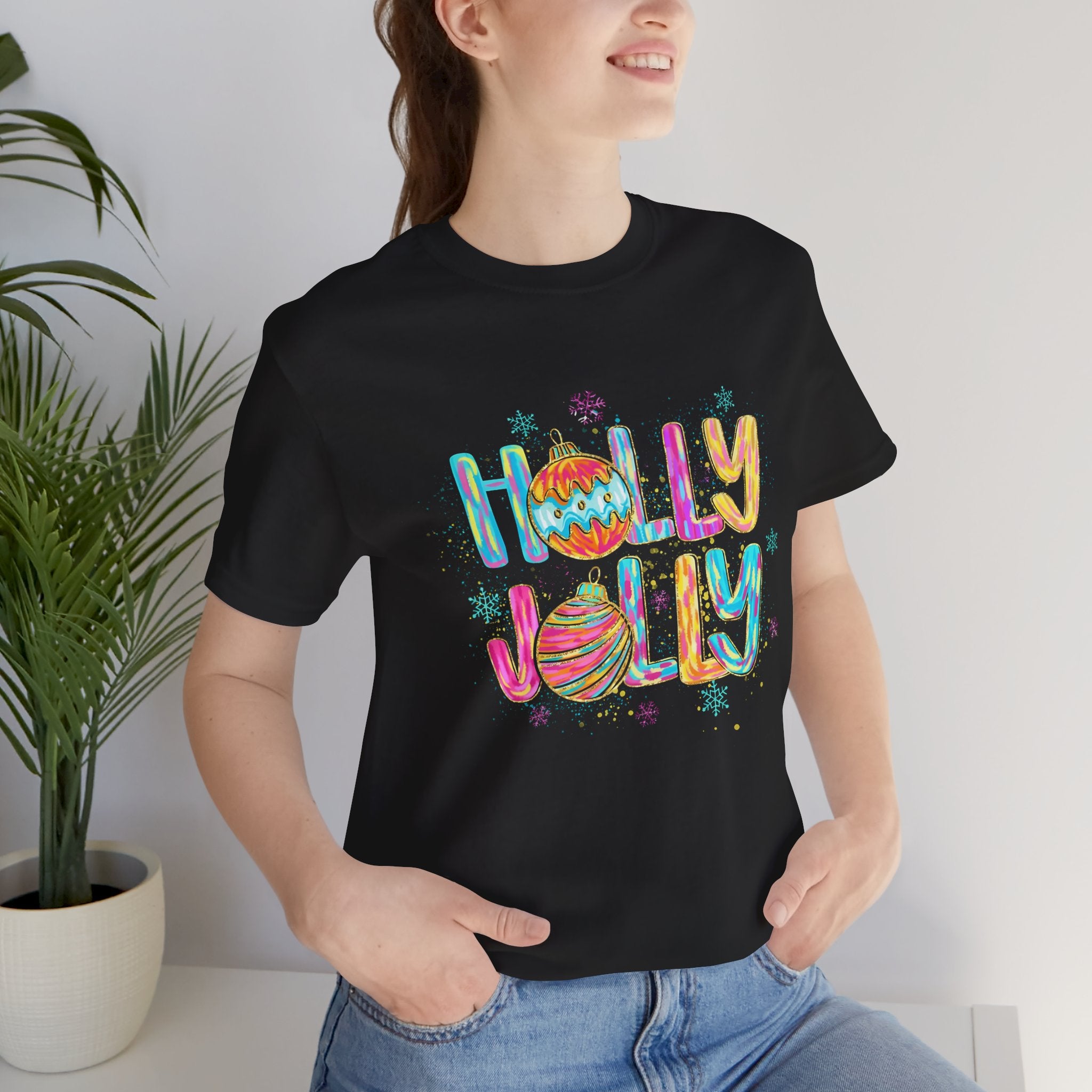 Joyful Holiday Unisex Tee | Perfect Christmas Gift, Festive Shirt, Holly Jolly Tee, Holiday Party Apparel, Cozy Winter Wear