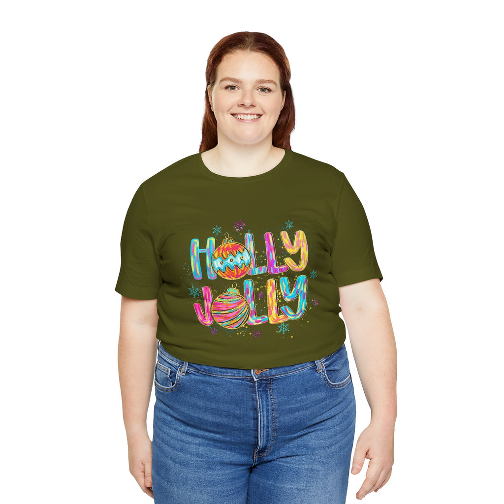 Joyful Holiday Unisex Tee | Perfect Christmas Gift, Festive Shirt, Holly Jolly Tee, Holiday Party Apparel, Cozy Winter Wear