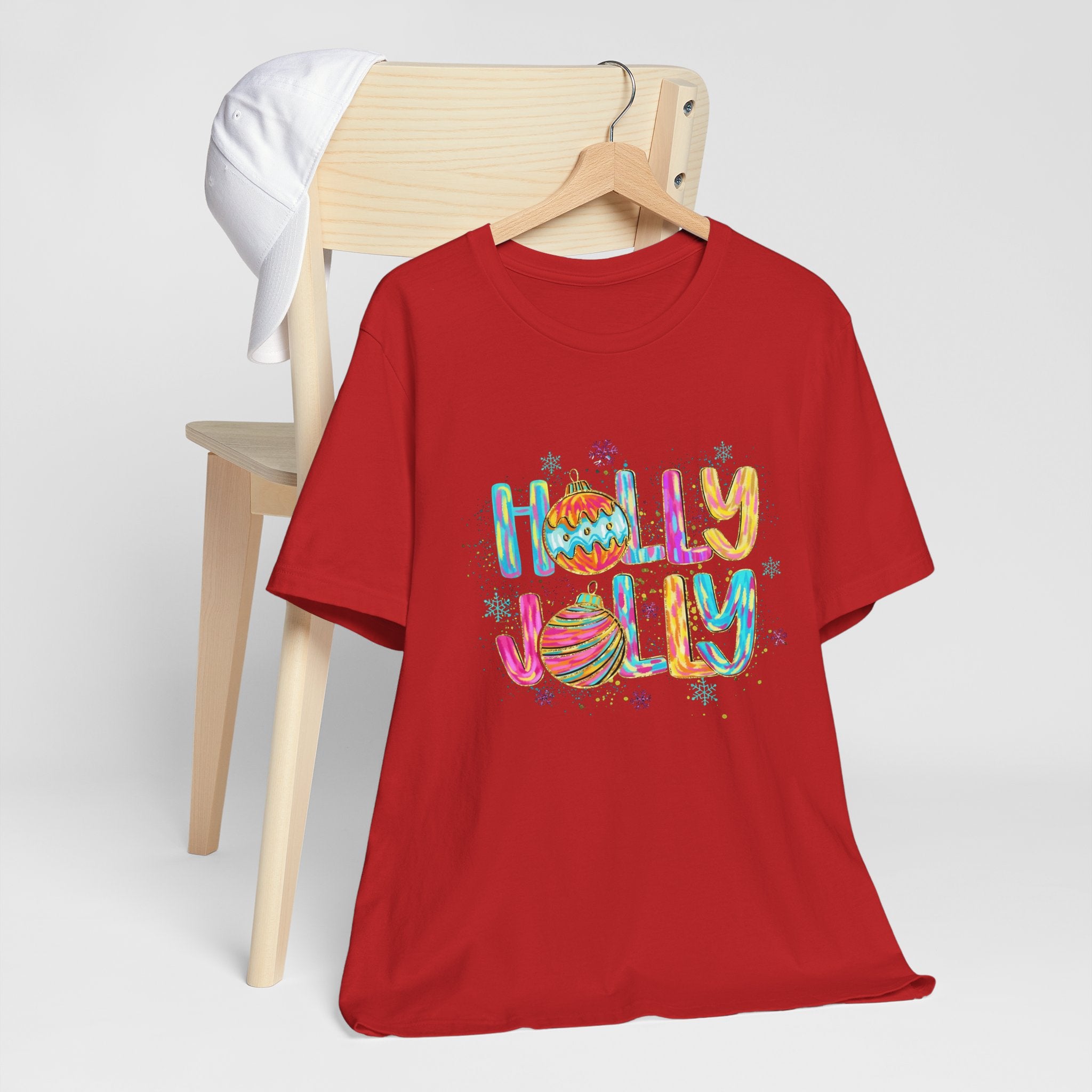 Joyful Holiday Unisex Tee | Perfect Christmas Gift, Festive Shirt, Holly Jolly Tee, Holiday Party Apparel, Cozy Winter Wear