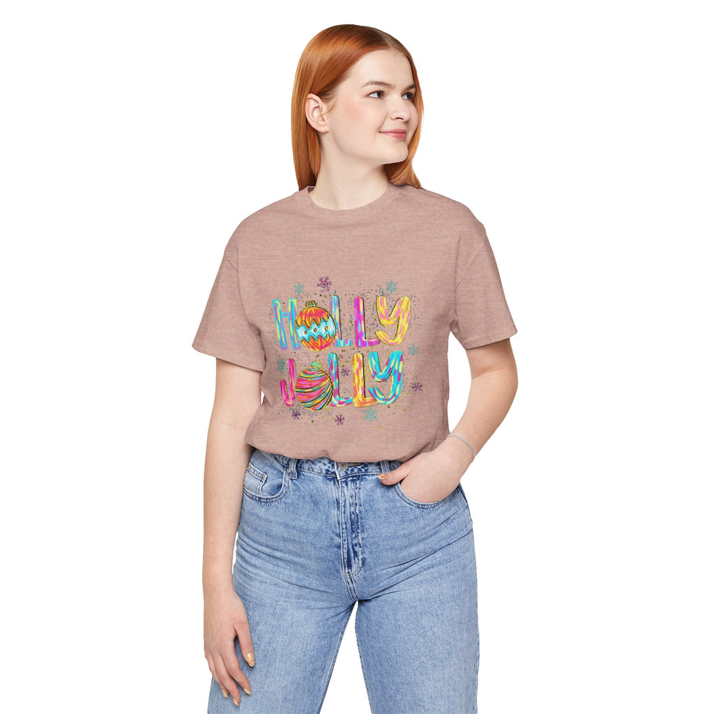 Joyful Holiday Unisex Tee | Perfect Christmas Gift, Festive Shirt, Holly Jolly Tee, Holiday Party Apparel, Cozy Winter Wear