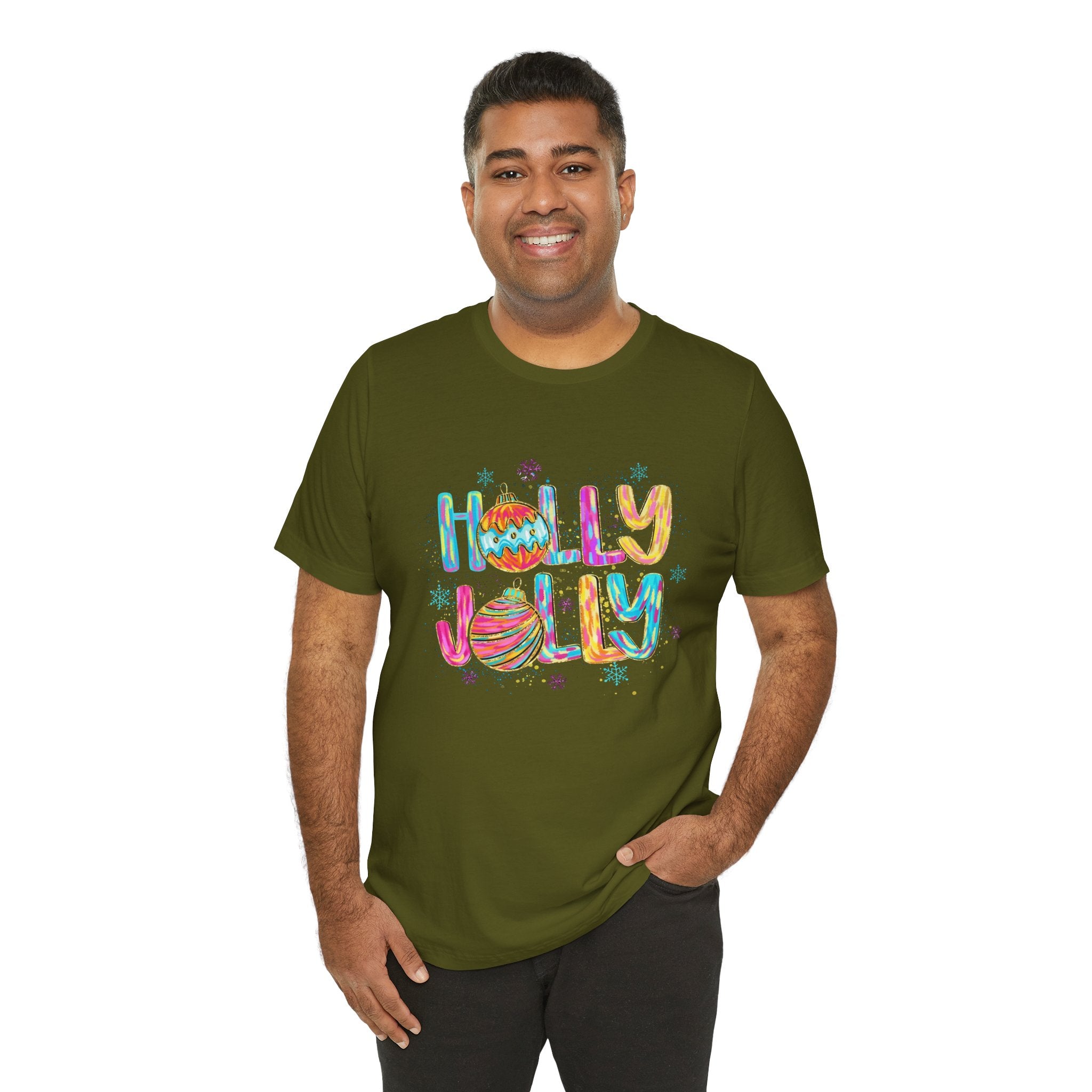 Joyful Holiday Unisex Tee | Perfect Christmas Gift, Festive Shirt, Holly Jolly Tee, Holiday Party Apparel, Cozy Winter Wear