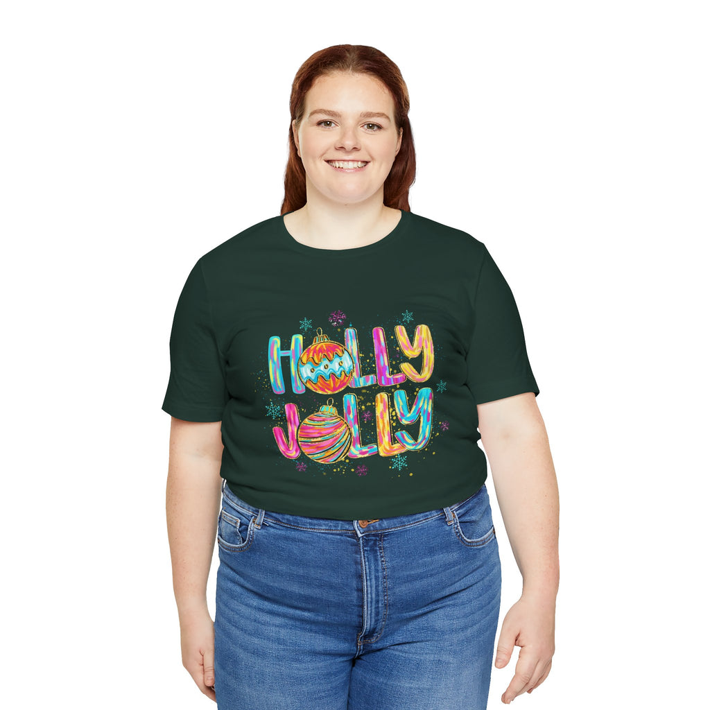 Joyful Holiday Unisex Tee | Perfect Christmas Gift, Festive Shirt, Holly Jolly Tee, Holiday Party Apparel, Cozy Winter Wear