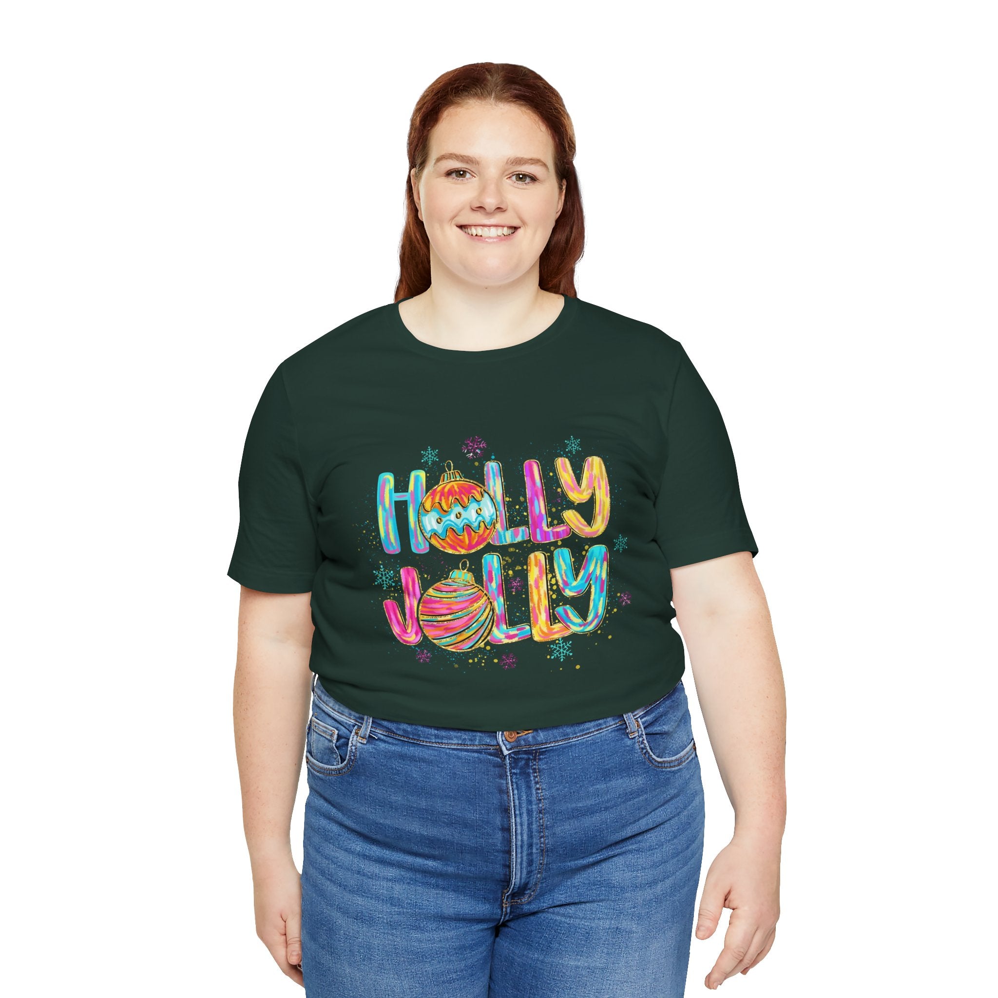 Joyful Holiday Unisex Tee | Perfect Christmas Gift, Festive Shirt, Holly Jolly Tee, Holiday Party Apparel, Cozy Winter Wear