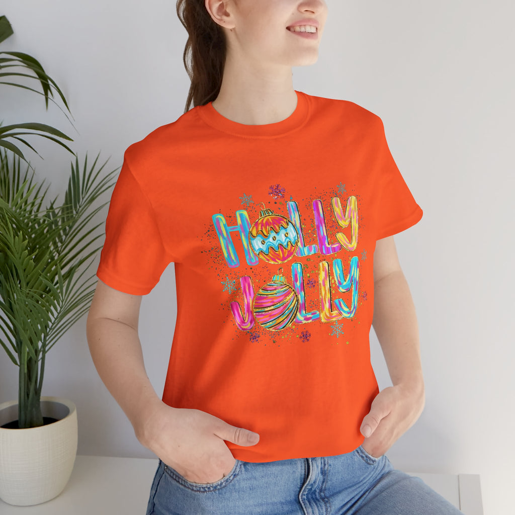 Joyful Holiday Unisex Tee | Perfect Christmas Gift, Festive Shirt, Holly Jolly Tee, Holiday Party Apparel, Cozy Winter Wear