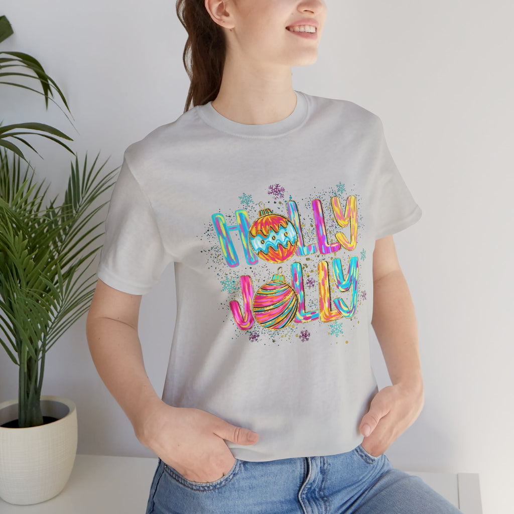 Joyful Holiday Unisex Tee | Perfect Christmas Gift, Festive Shirt, Holly Jolly Tee, Holiday Party Apparel, Cozy Winter Wear