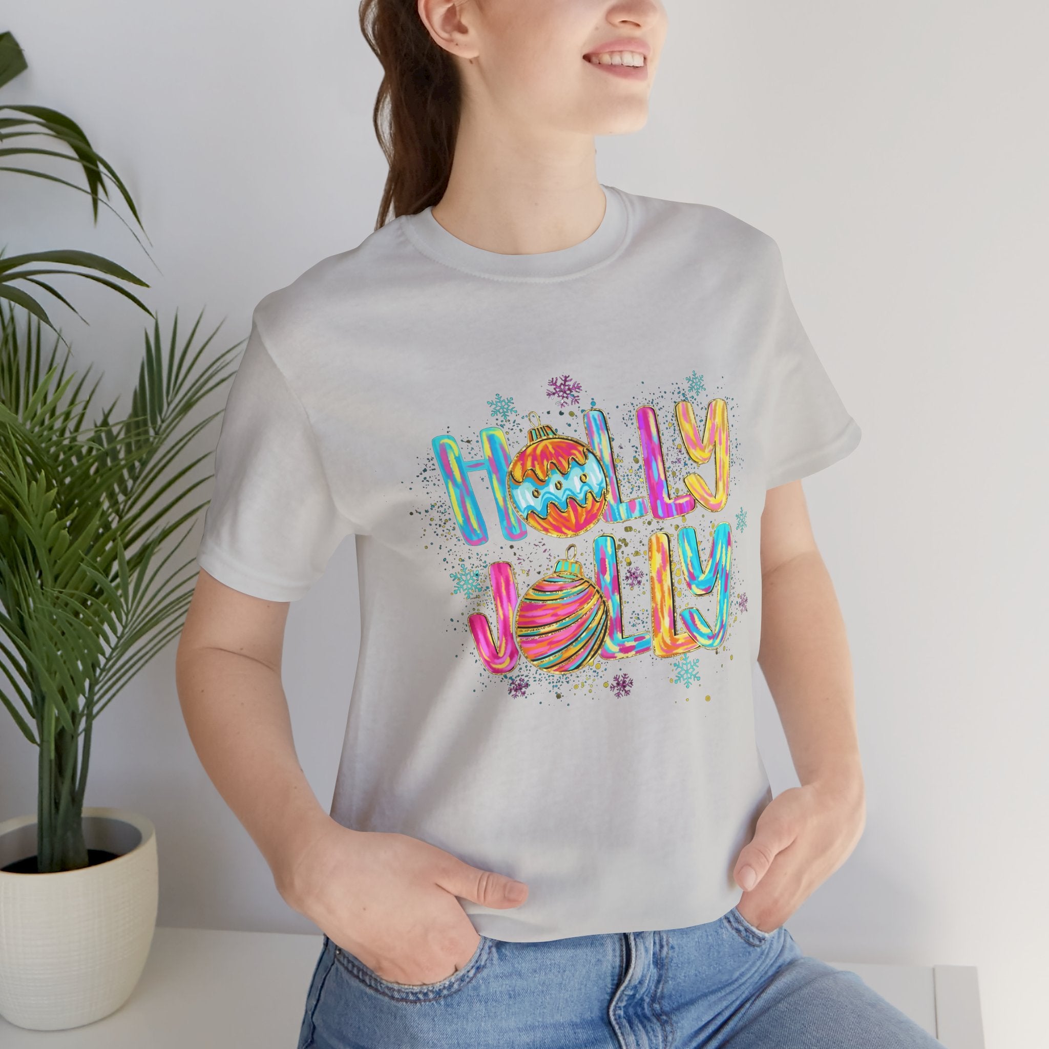Joyful Holiday Unisex Tee | Perfect Christmas Gift, Festive Shirt, Holly Jolly Tee, Holiday Party Apparel, Cozy Winter Wear