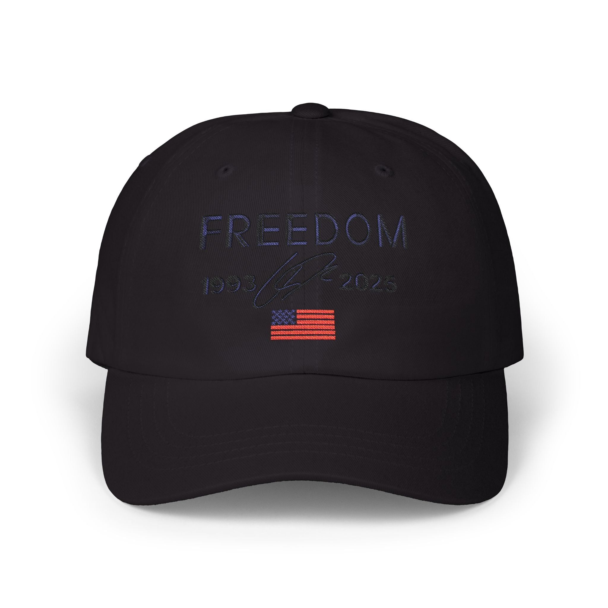 Freedom 1993–2025 Embroidered Hat, American Flag Stitch Design, Patriotic Baseball Cap, USA Pride Embroidery Hat, Independence Gift