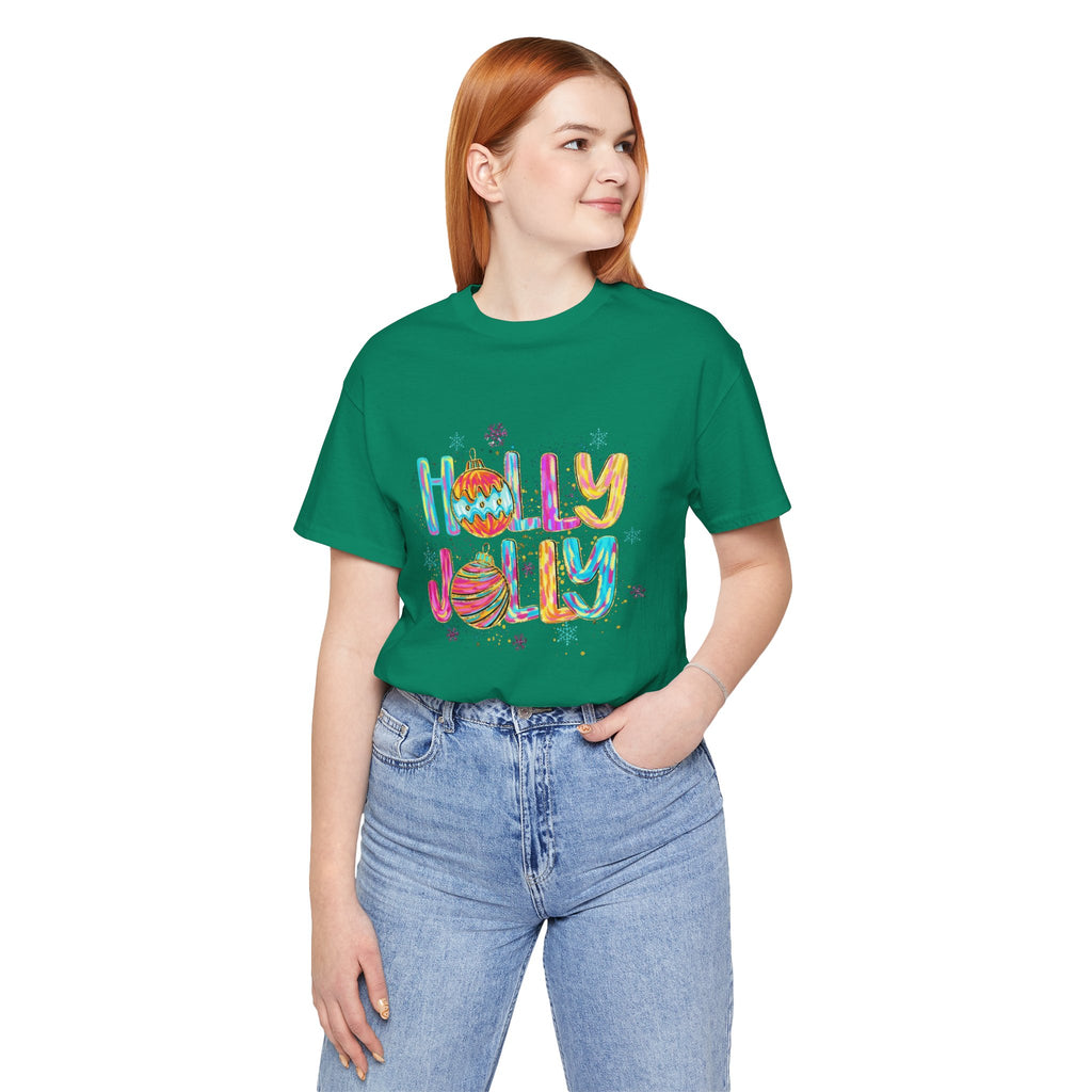 Joyful Holiday Unisex Tee | Perfect Christmas Gift, Festive Shirt, Holly Jolly Tee, Holiday Party Apparel, Cozy Winter Wear