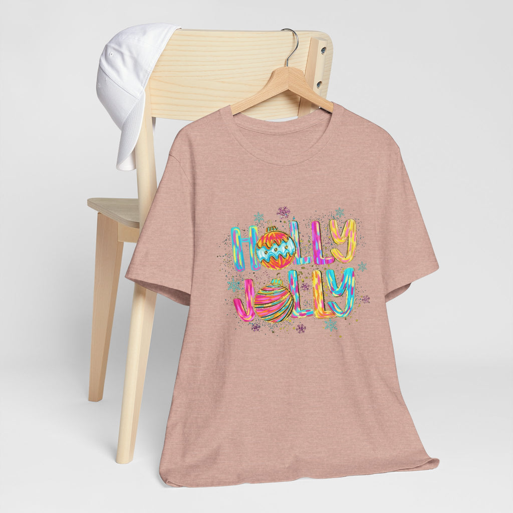 Joyful Holiday Unisex Tee | Perfect Christmas Gift, Festive Shirt, Holly Jolly Tee, Holiday Party Apparel, Cozy Winter Wear