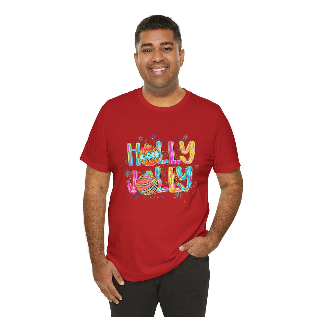 Joyful Holiday Unisex Tee | Perfect Christmas Gift, Festive Shirt, Holly Jolly Tee, Holiday Party Apparel, Cozy Winter Wear