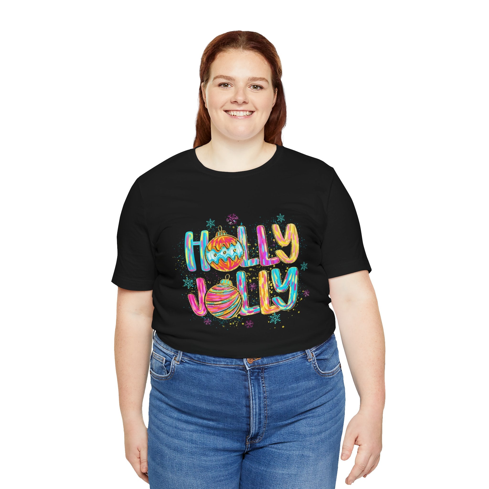 Joyful Holiday Unisex Tee | Perfect Christmas Gift, Festive Shirt, Holly Jolly Tee, Holiday Party Apparel, Cozy Winter Wear