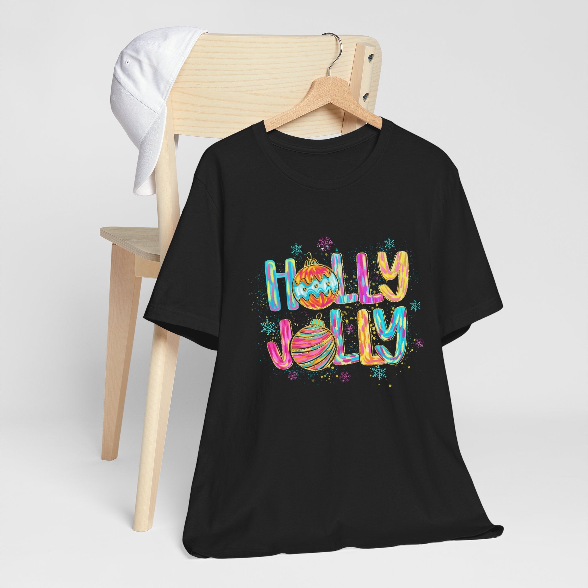 Joyful Holiday Unisex Tee | Perfect Christmas Gift, Festive Shirt, Holly Jolly Tee, Holiday Party Apparel, Cozy Winter Wear