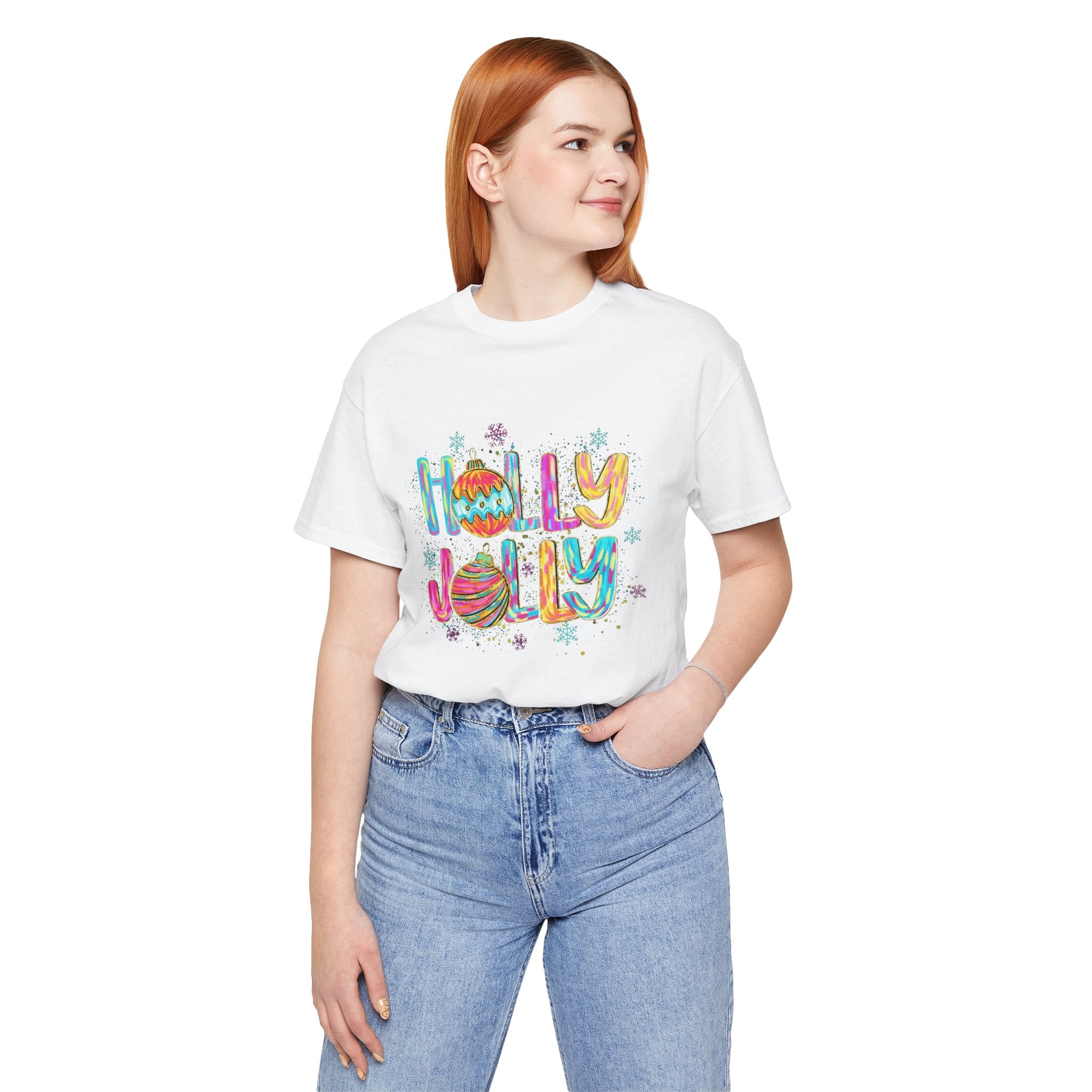 Joyful Holiday Unisex Tee | Perfect Christmas Gift, Festive Shirt, Holly Jolly Tee, Holiday Party Apparel, Cozy Winter Wear