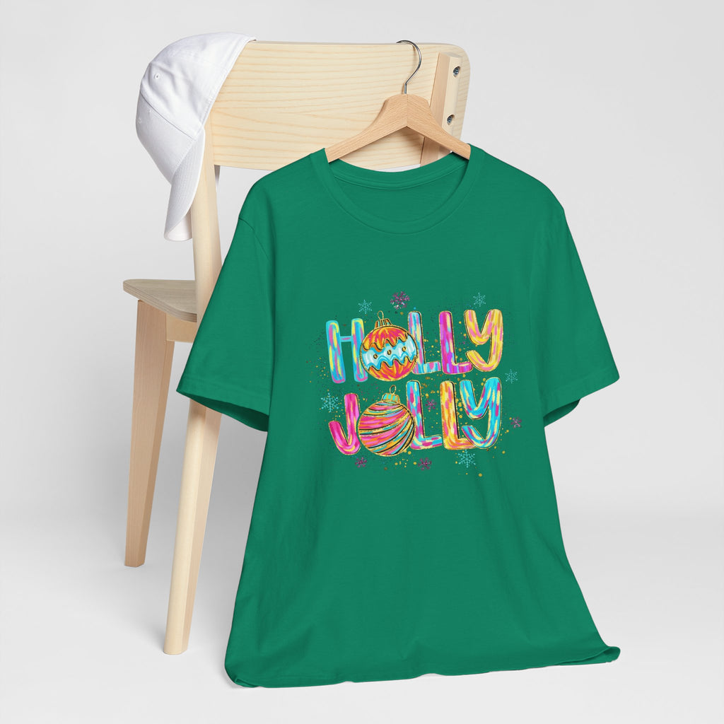 Joyful Holiday Unisex Tee | Perfect Christmas Gift, Festive Shirt, Holly Jolly Tee, Holiday Party Apparel, Cozy Winter Wear