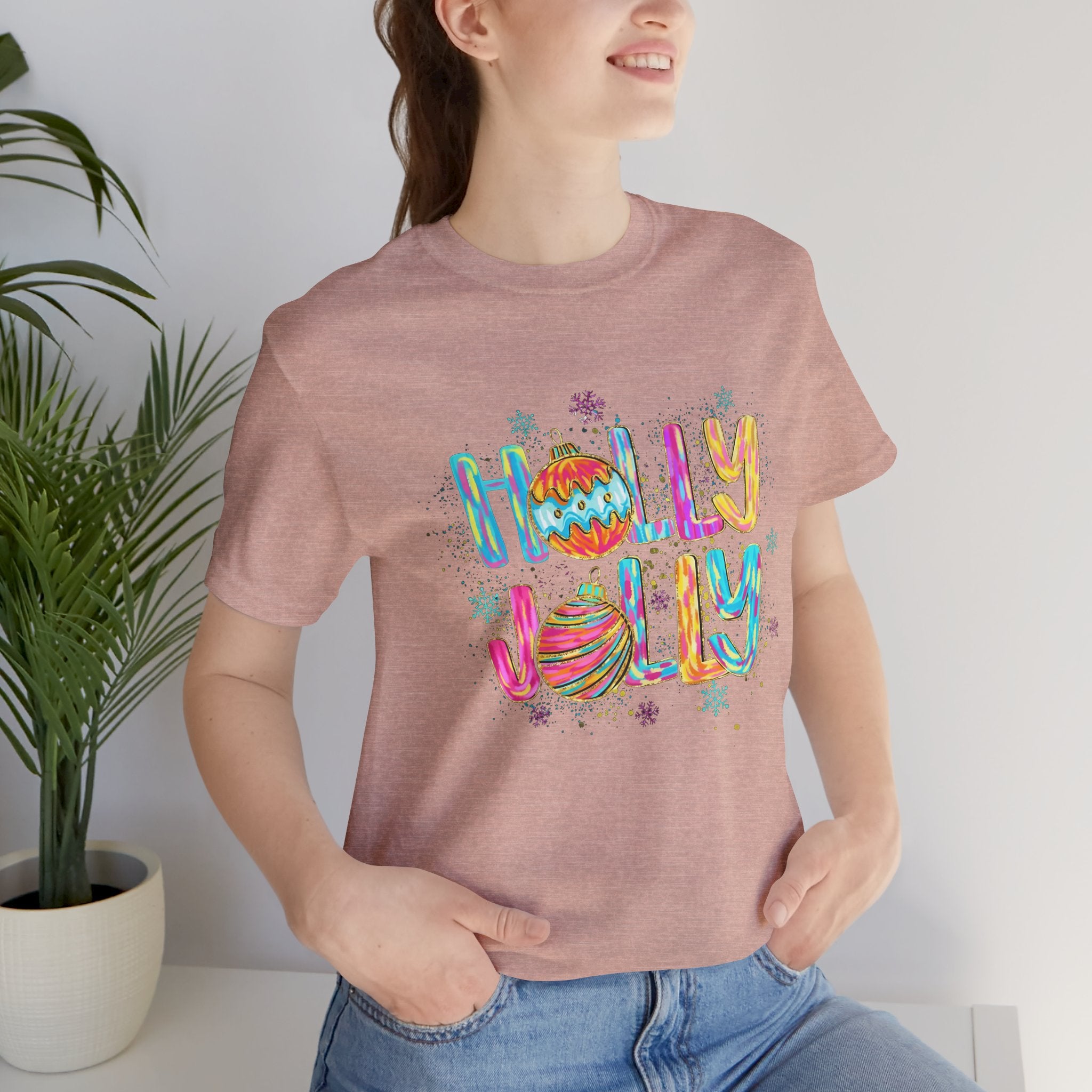 Joyful Holiday Unisex Tee | Perfect Christmas Gift, Festive Shirt, Holly Jolly Tee, Holiday Party Apparel, Cozy Winter Wear