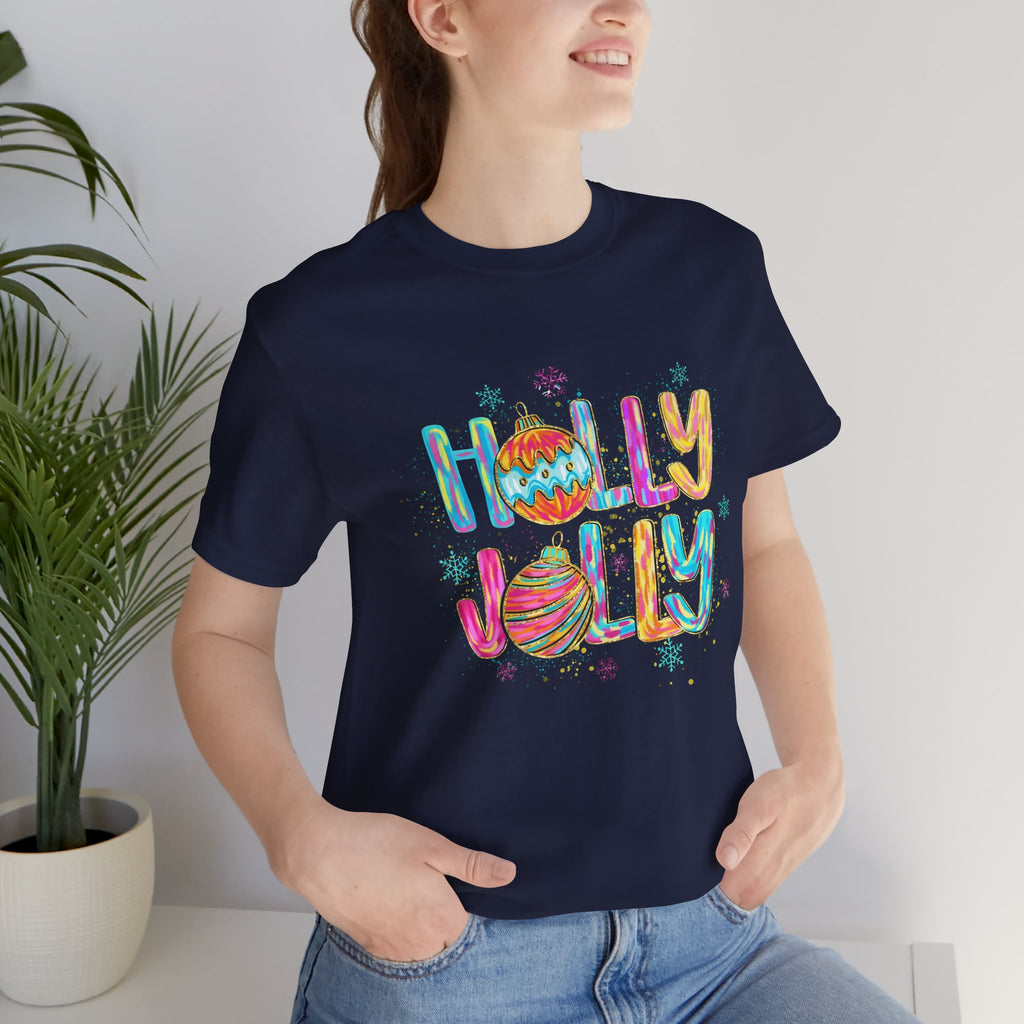 Joyful Holiday Unisex Tee | Perfect Christmas Gift, Festive Shirt, Holly Jolly Tee, Holiday Party Apparel, Cozy Winter Wear