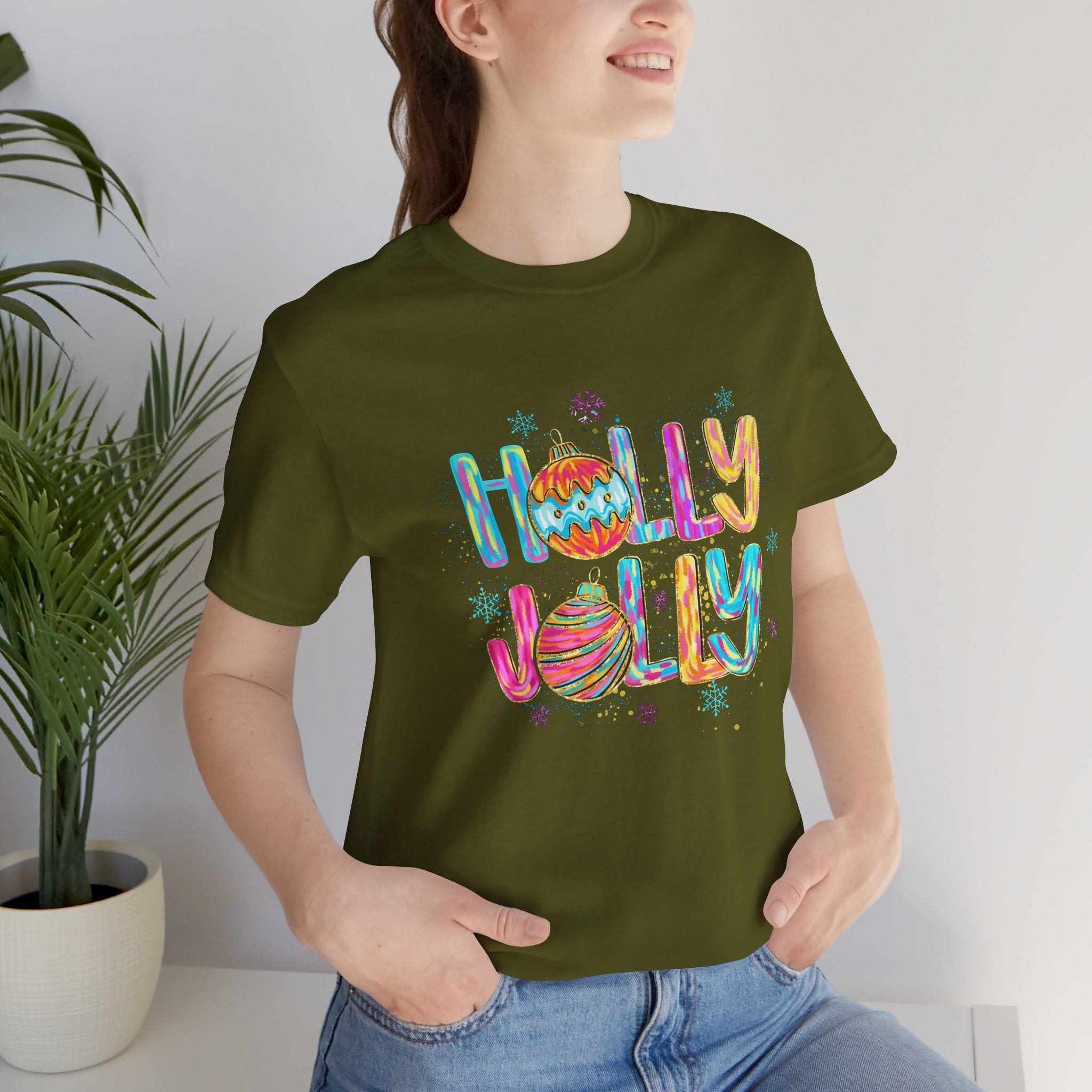 Joyful Holiday Unisex Tee | Perfect Christmas Gift, Festive Shirt, Holly Jolly Tee, Holiday Party Apparel, Cozy Winter Wear