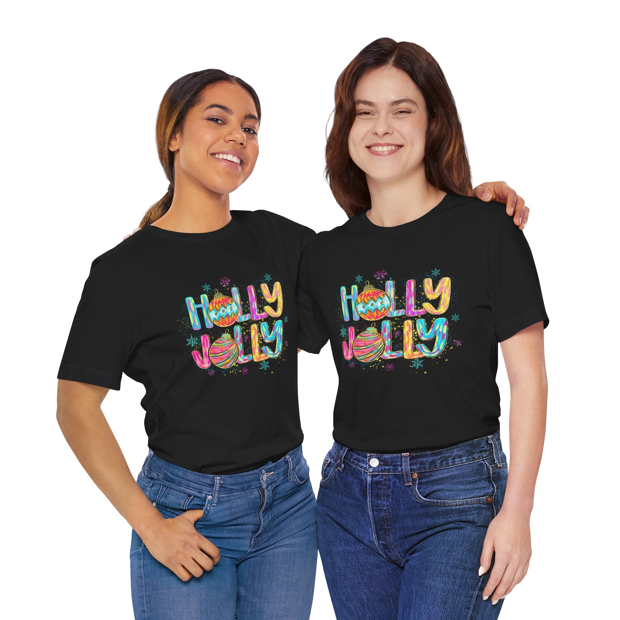 Joyful Holiday Unisex Tee | Perfect Christmas Gift, Festive Shirt, Holly Jolly Tee, Holiday Party Apparel, Cozy Winter Wear