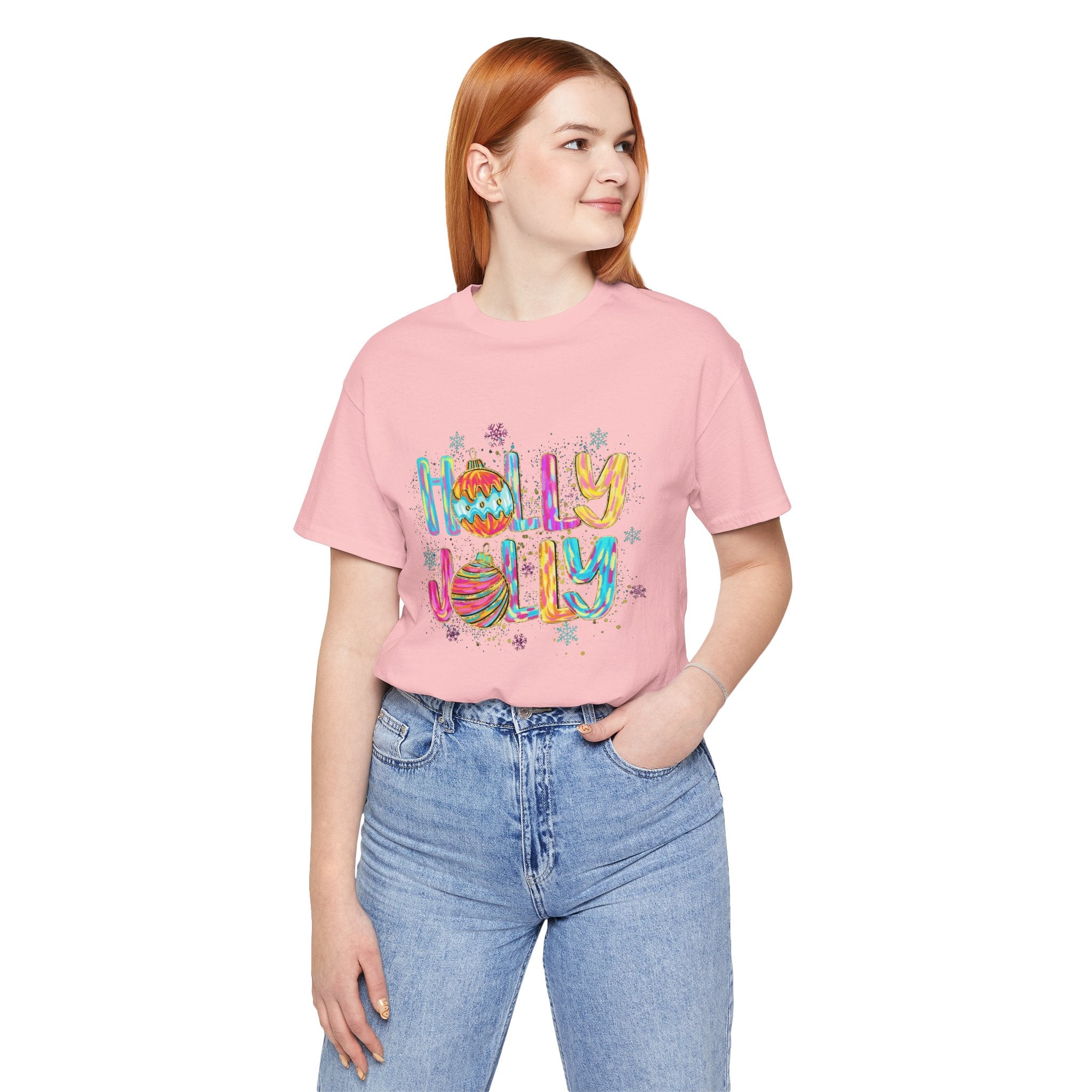 Joyful Holiday Unisex Tee | Perfect Christmas Gift, Festive Shirt, Holly Jolly Tee, Holiday Party Apparel, Cozy Winter Wear