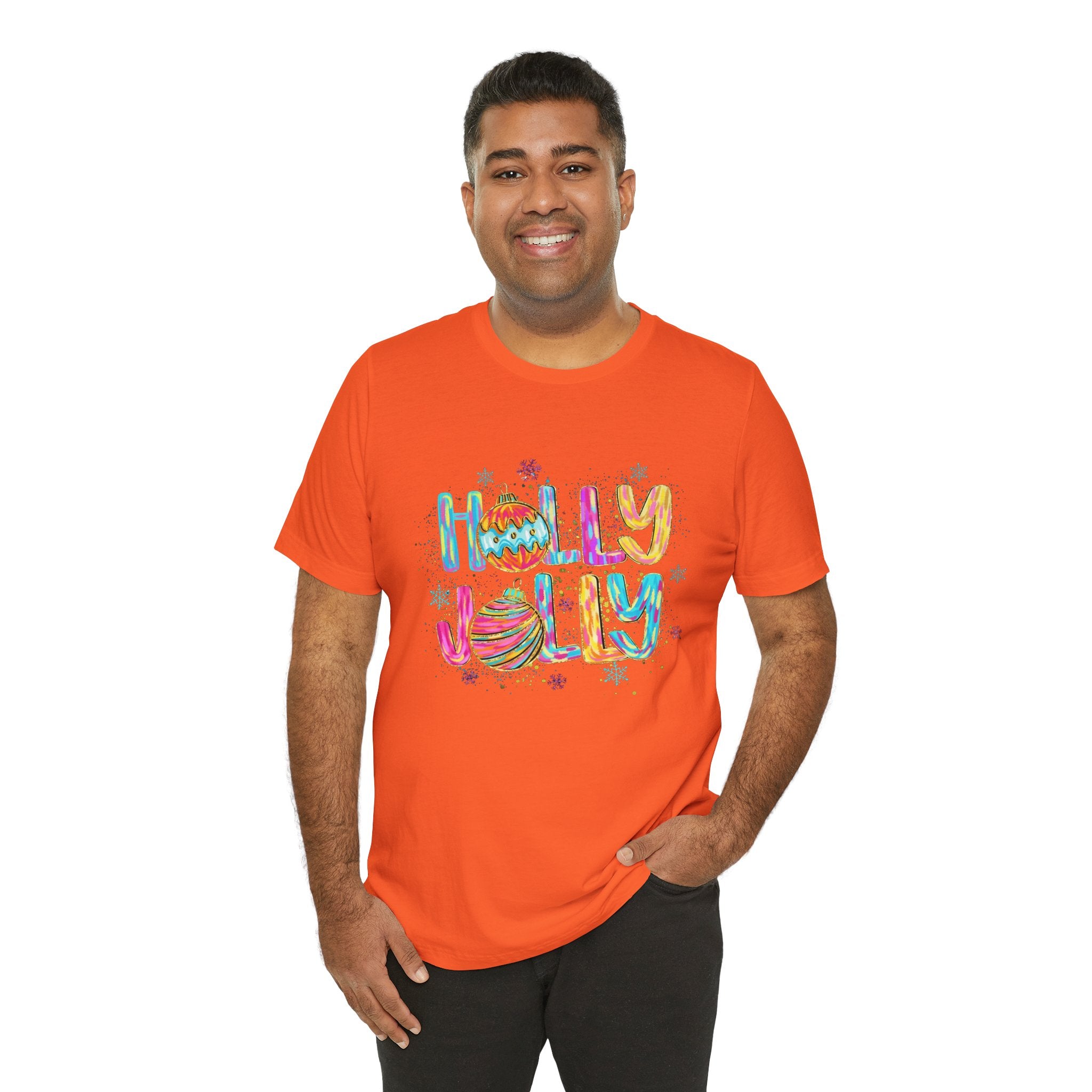 Joyful Holiday Unisex Tee | Perfect Christmas Gift, Festive Shirt, Holly Jolly Tee, Holiday Party Apparel, Cozy Winter Wear