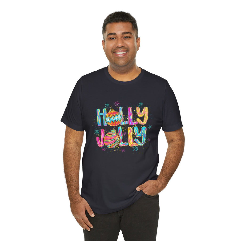 Joyful Holiday Unisex Tee | Perfect Christmas Gift, Festive Shirt, Holly Jolly Tee, Holiday Party Apparel, Cozy Winter Wear
