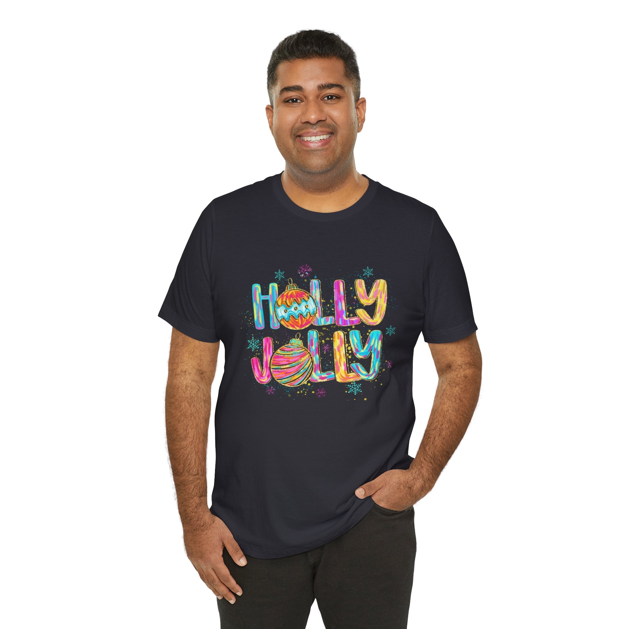 Joyful Holiday Unisex Tee | Perfect Christmas Gift, Festive Shirt, Holly Jolly Tee, Holiday Party Apparel, Cozy Winter Wear