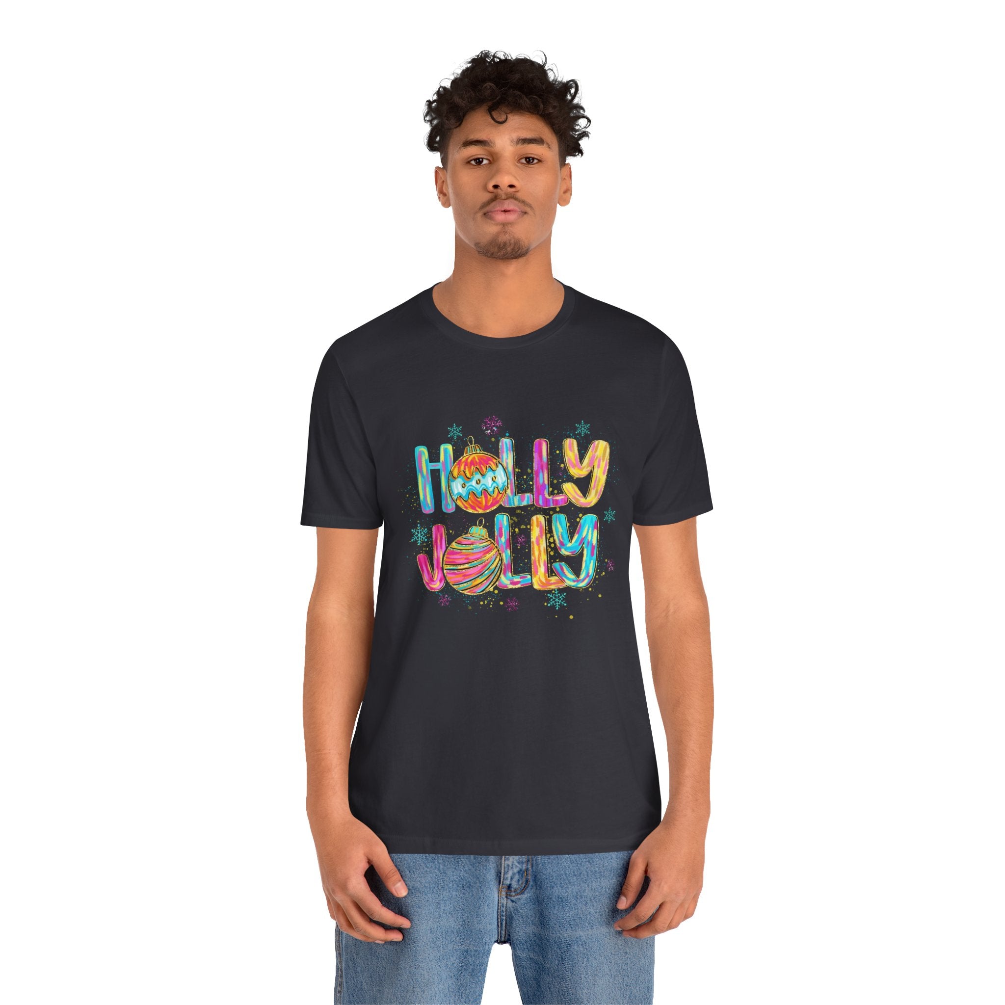 Joyful Holiday Unisex Tee | Perfect Christmas Gift, Festive Shirt, Holly Jolly Tee, Holiday Party Apparel, Cozy Winter Wear