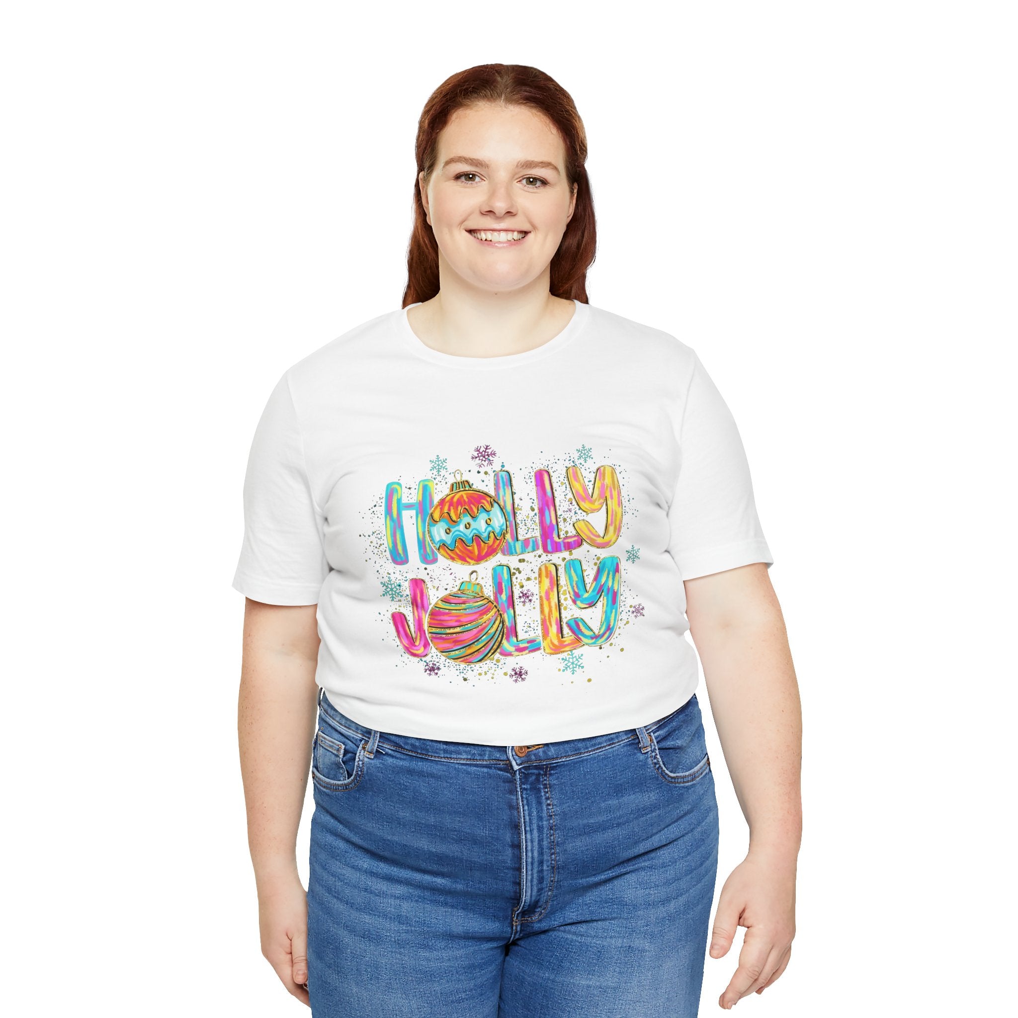 Joyful Holiday Unisex Tee | Perfect Christmas Gift, Festive Shirt, Holly Jolly Tee, Holiday Party Apparel, Cozy Winter Wear