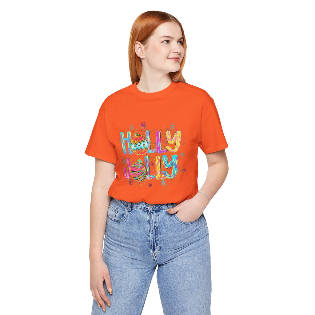Joyful Holiday Unisex Tee | Perfect Christmas Gift, Festive Shirt, Holly Jolly Tee, Holiday Party Apparel, Cozy Winter Wear
