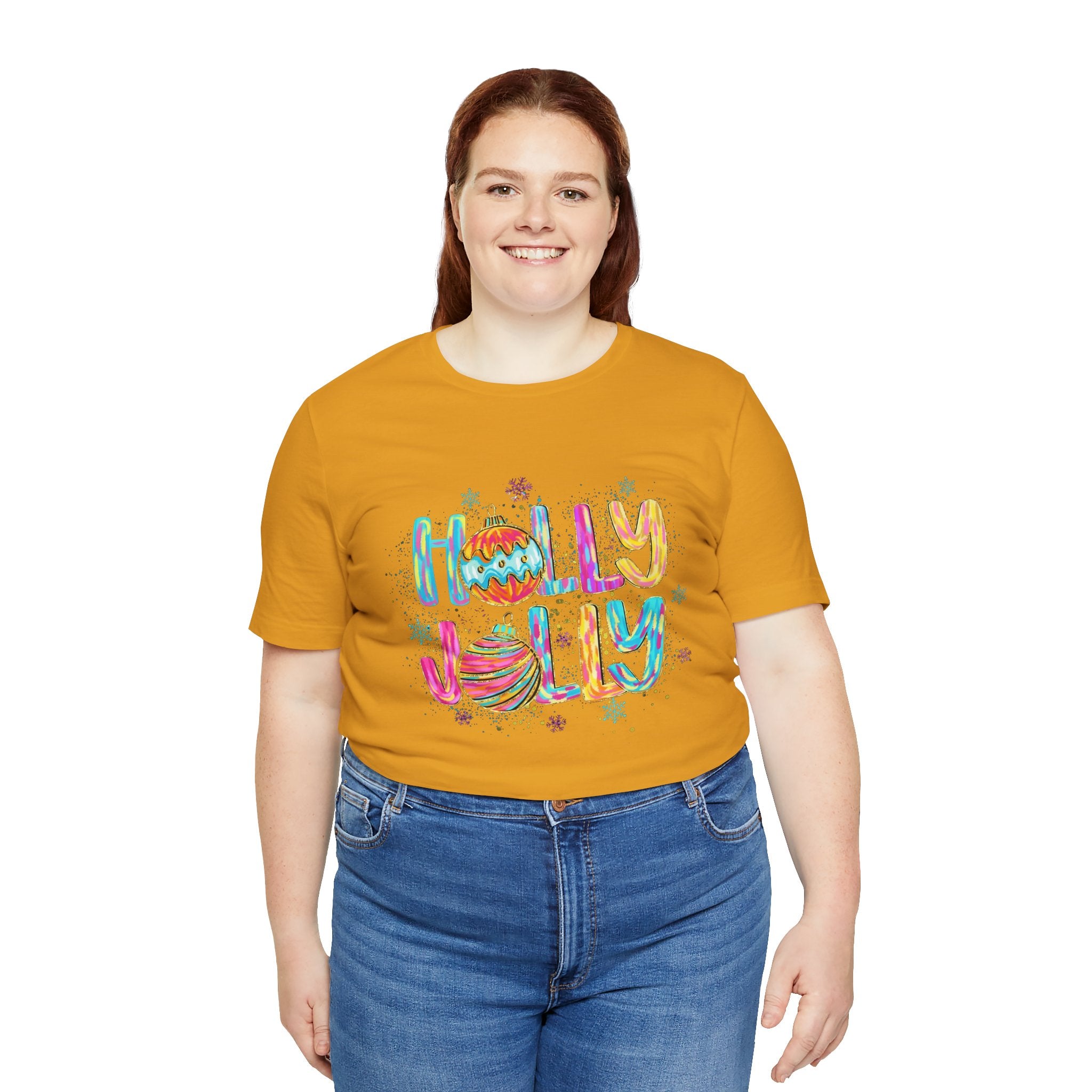 Joyful Holiday Unisex Tee | Perfect Christmas Gift, Festive Shirt, Holly Jolly Tee, Holiday Party Apparel, Cozy Winter Wear