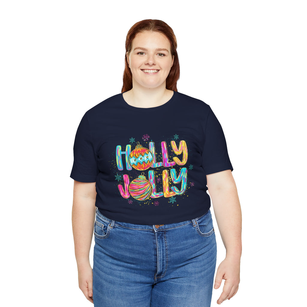 Joyful Holiday Unisex Tee | Perfect Christmas Gift, Festive Shirt, Holly Jolly Tee, Holiday Party Apparel, Cozy Winter Wear