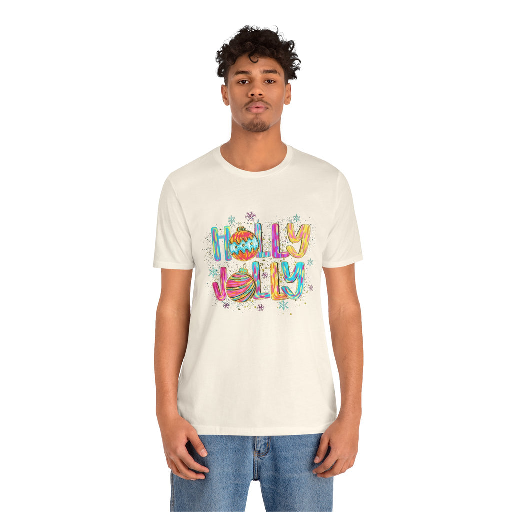 Joyful Holiday Unisex Tee | Perfect Christmas Gift, Festive Shirt, Holly Jolly Tee, Holiday Party Apparel, Cozy Winter Wear